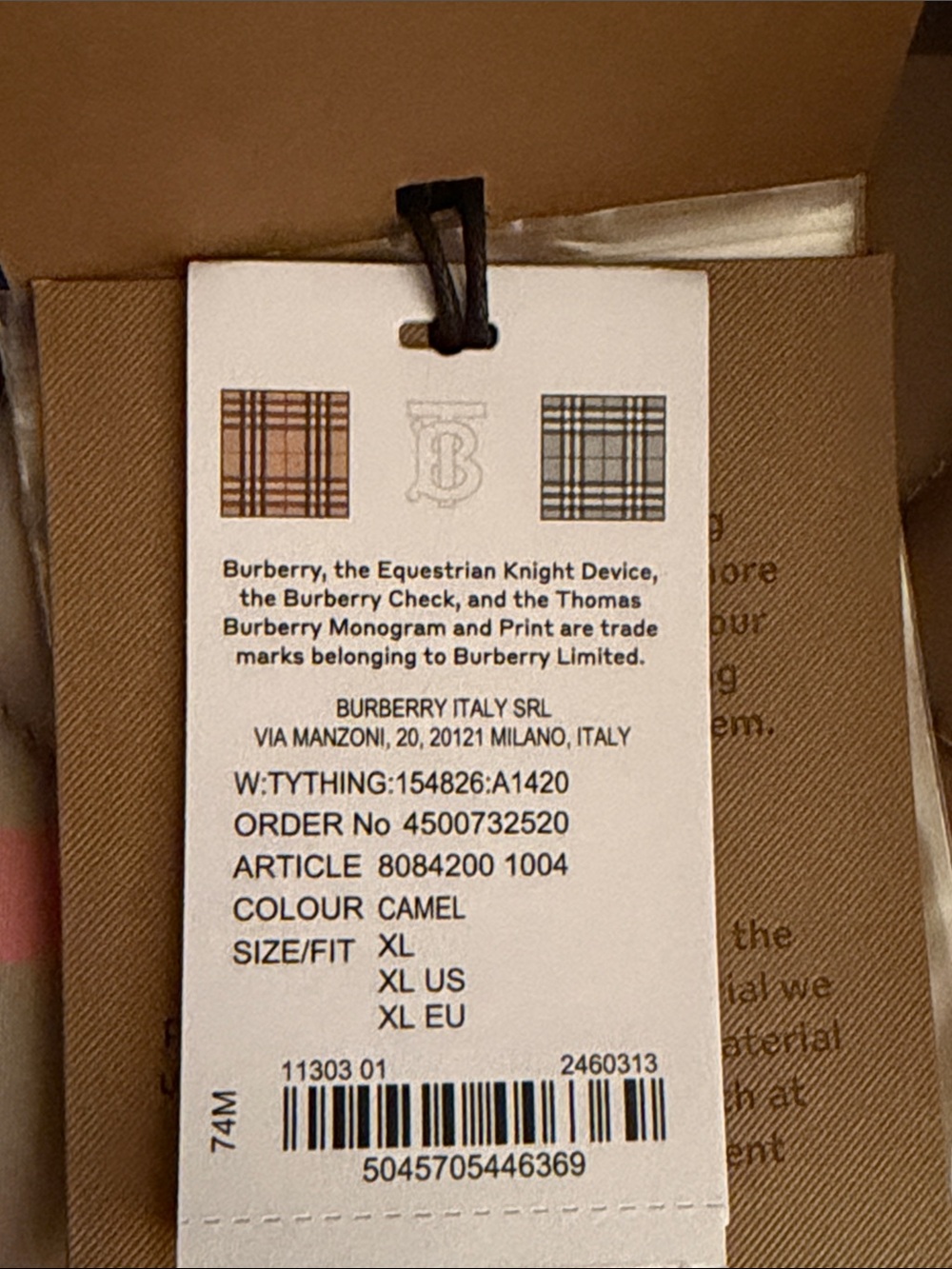 Burberry Quilted Double-Breasted Coat in Mauve - Picture 14 of 17